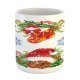 Blue Green Simplicity Mugs Highest Quality Ceramic For You And Your Friend